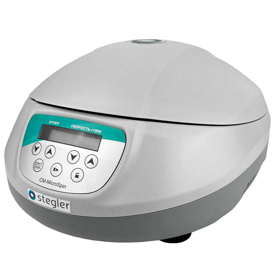 Лабораторная микроцентрифуга Stegler СМ-MicroSpin (до 14500 об/мин, 12×2 мл)