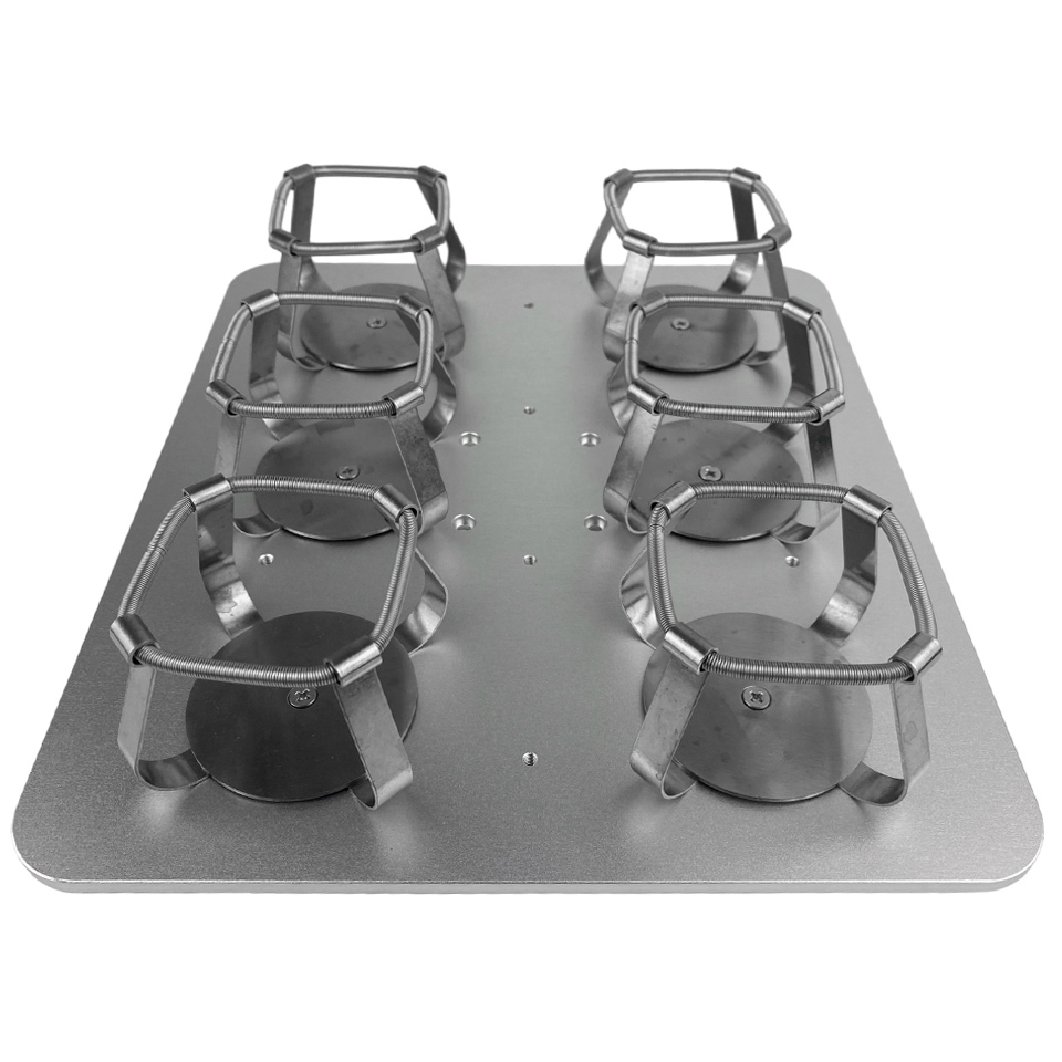 Платформа Stegler TS-FC-B с держателями колб 6×250 мл для шейкера POS-12