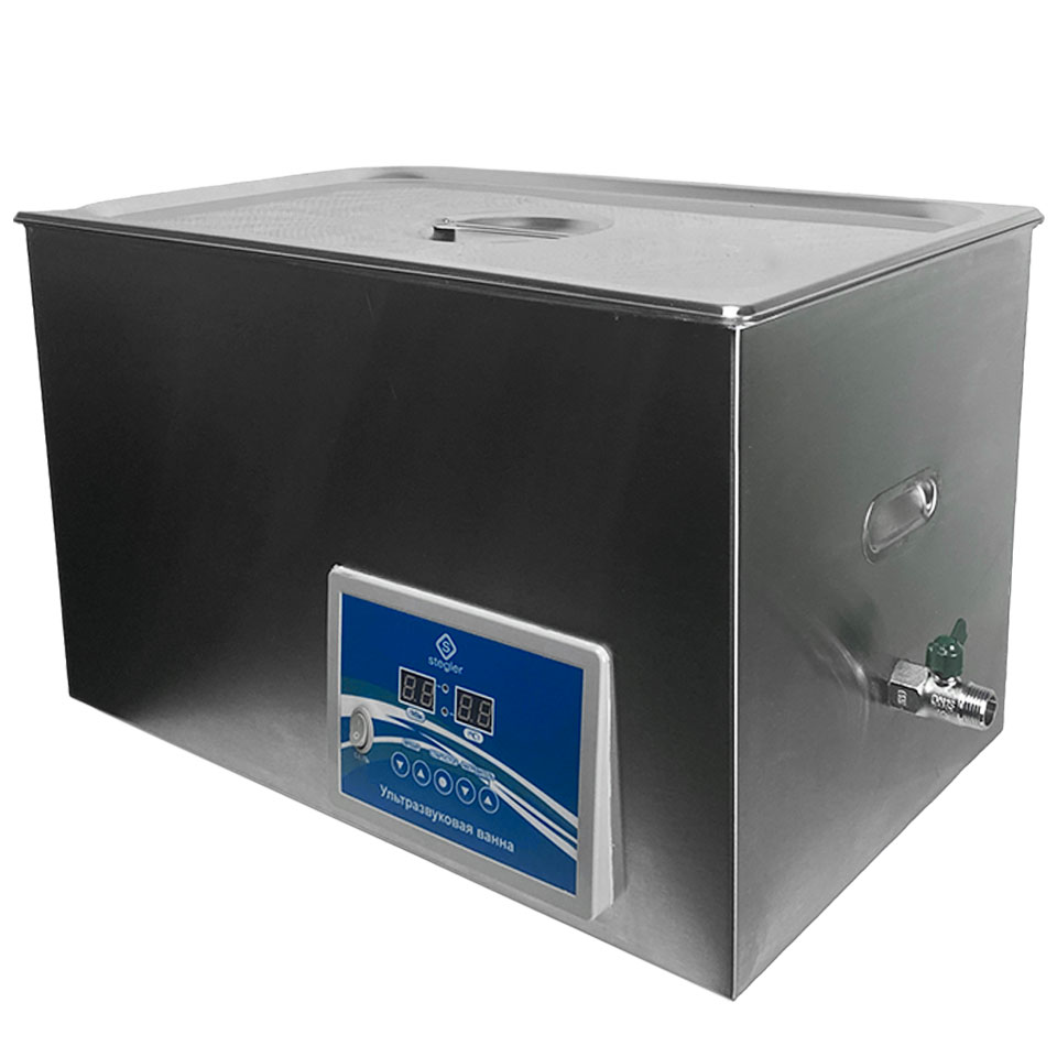 Ультразвуковая ванна (мойка) Stegler 22DT (22 л, 20-80 °C, 600 Вт)