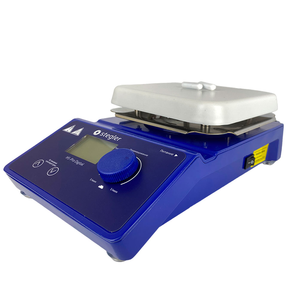 Мешалка магнитная Stegler HS-Pro Digital (20 л, 200…1500 об/мин, 380 °С)